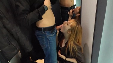 Русский парень выебал татарку в примерочной